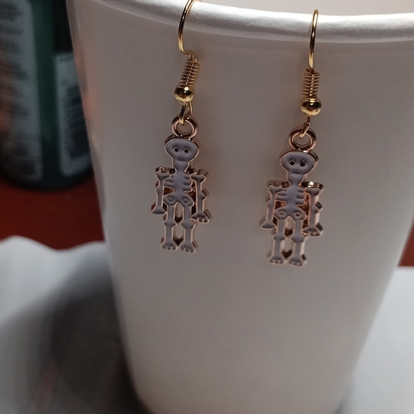 Skeleton Earrings - Picture 3 of 3